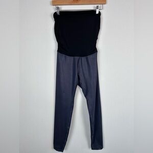 Beyond the Bump Black and Gray Leggings